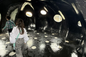 直島の赤かぼちゃの内部｜中に入って遊べるアート作品